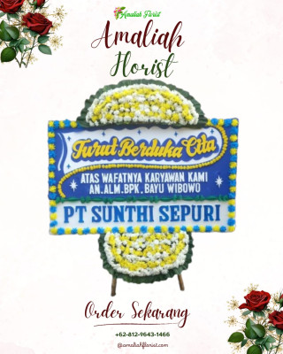 Papan Bunga Duka di Pulau Laut Timur